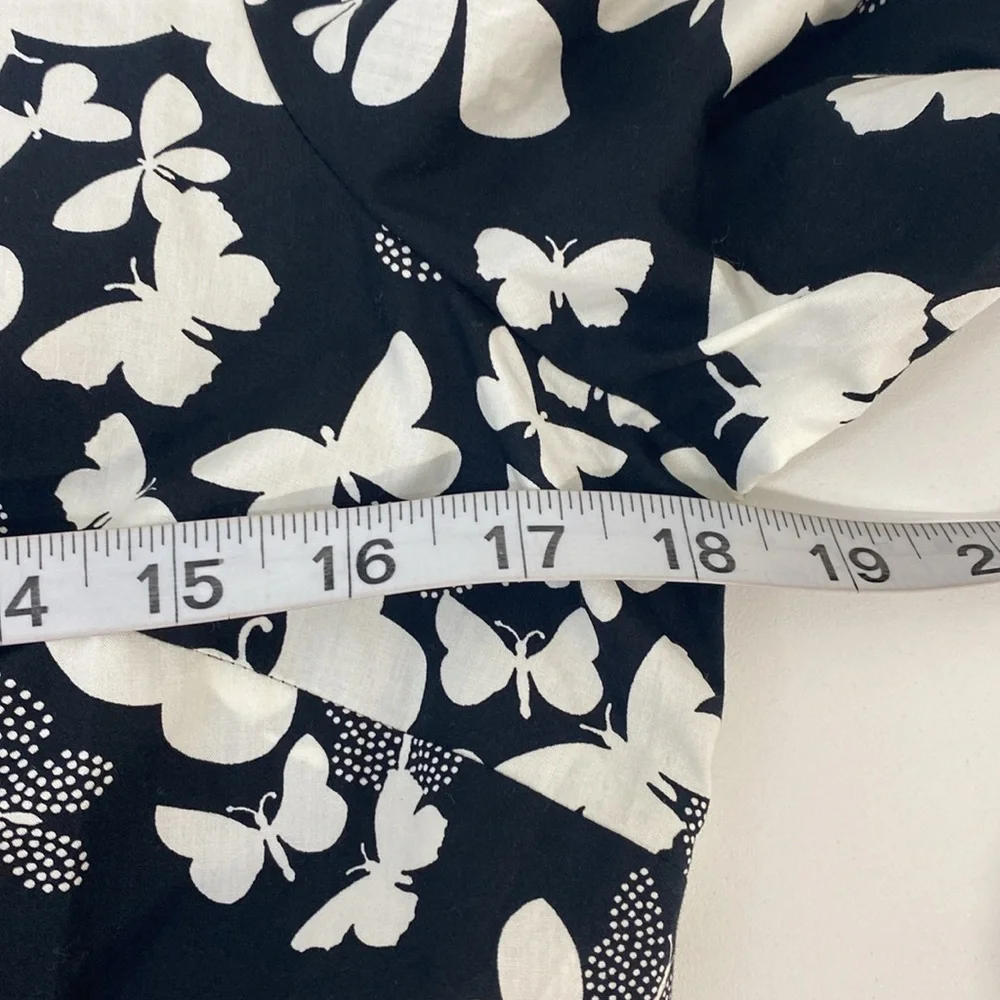 Talbots Dress Size 8 Butterfly Print